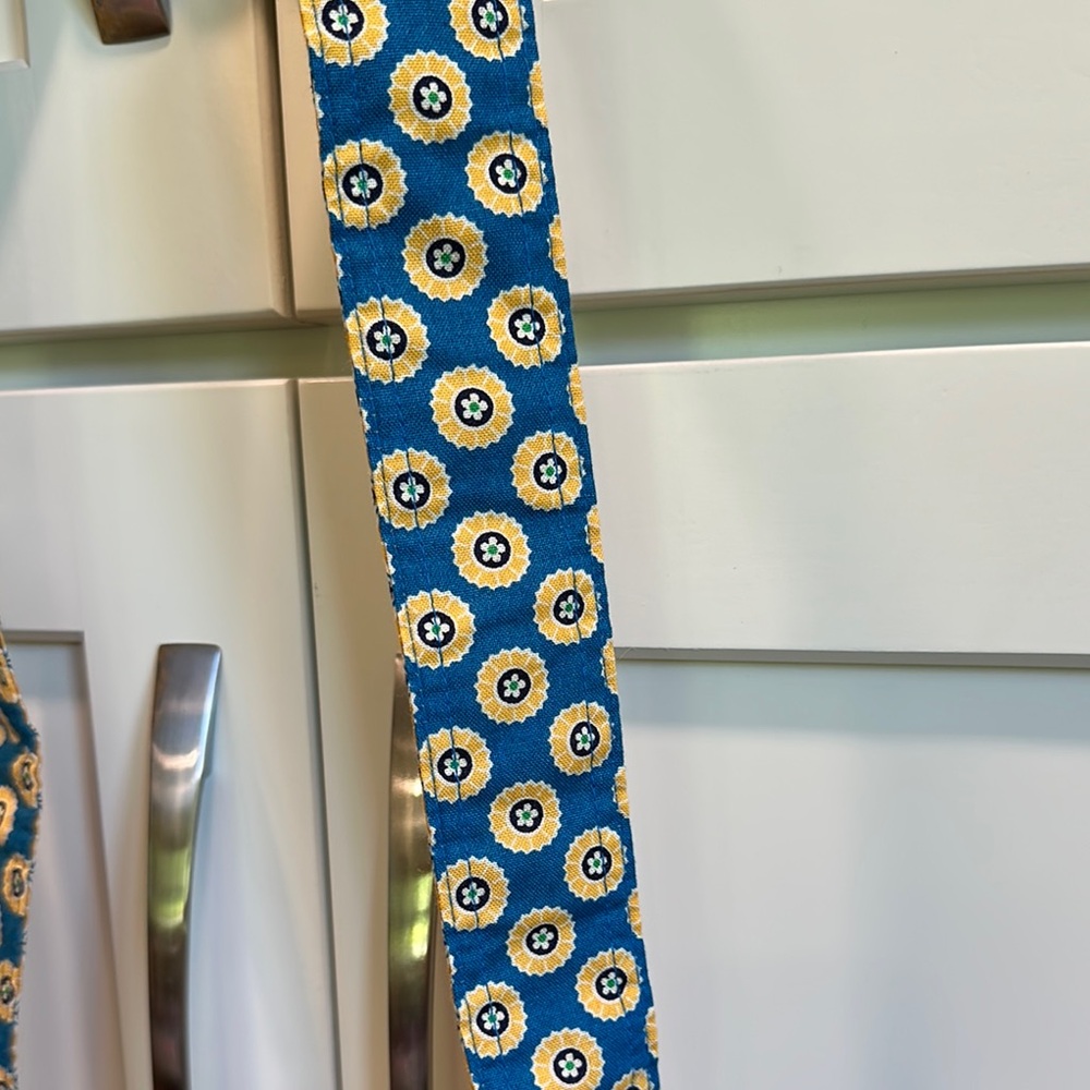 Vera Bradley Blue and Yellow Floral Belt - Picture 6 of 8